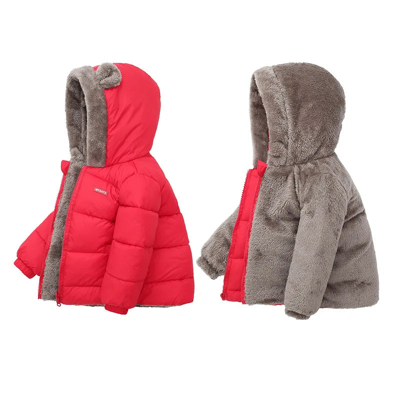 Manteau bébé polaire hiver chaud, doux et résistant