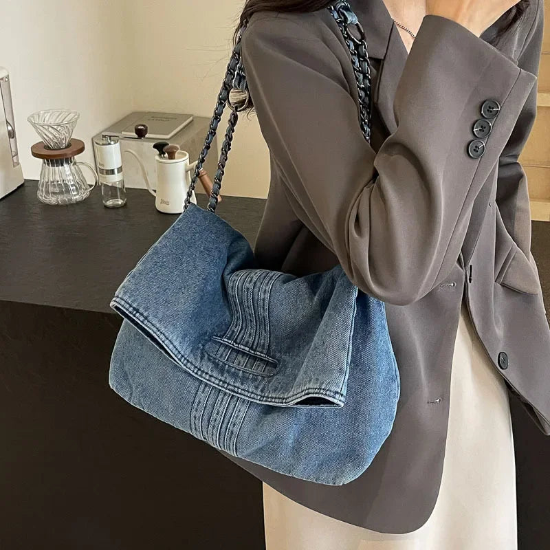 Jeana Sac en Bandoulière en tissu rétro décontracté