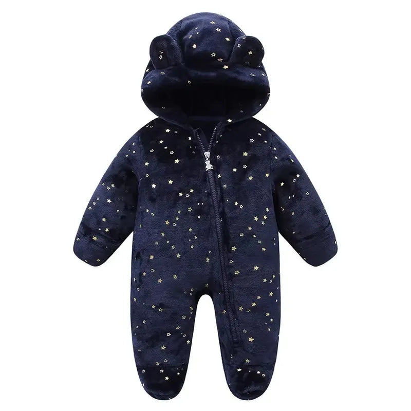 Renouillère bébé chaude, combinaison flanelle douce hiver