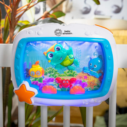  Aquarium Bébé Veilleuse Enfant Apaisante, Lumières Douces, Sons Océan