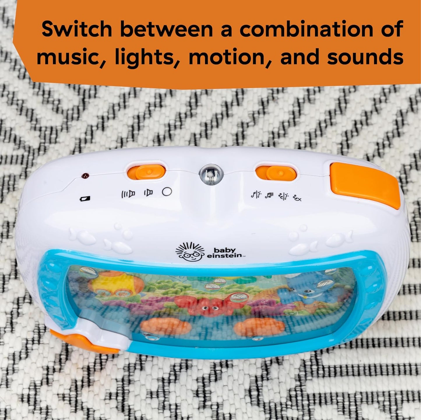 Aquarium Bébé Veilleuse Enfant Apaisante, Lumières Douces, Sons Océan