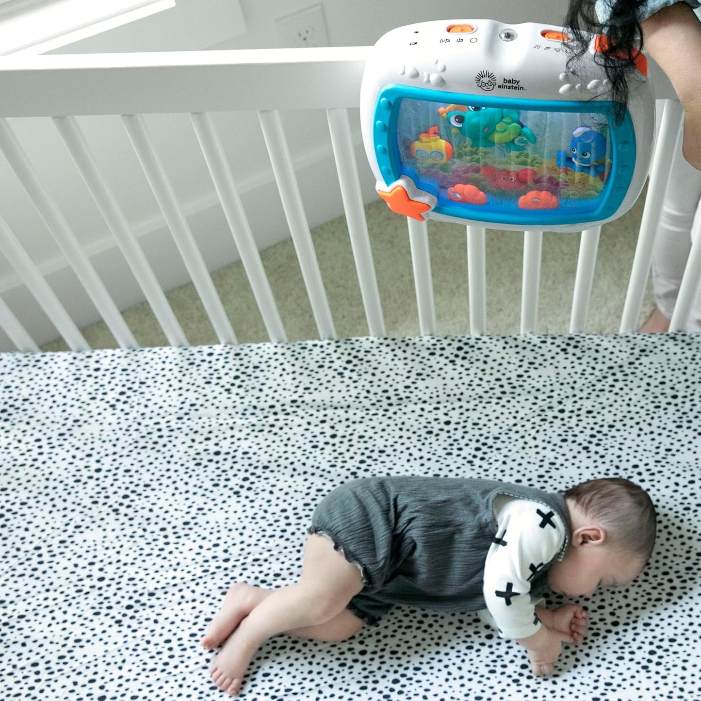  Aquarium Bébé Veilleuse Enfant Apaisante, Lumières Douces, Sons Océan