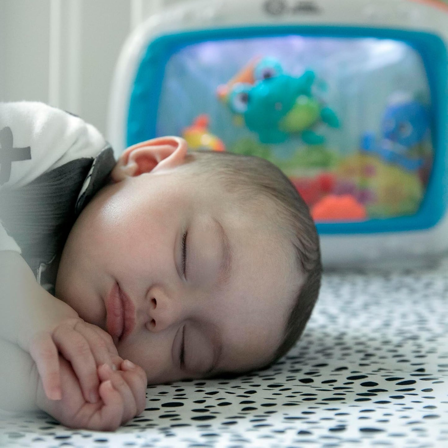  Aquarium Bébé Veilleuse Enfant Apaisante, Lumières Douces, Sons Océan