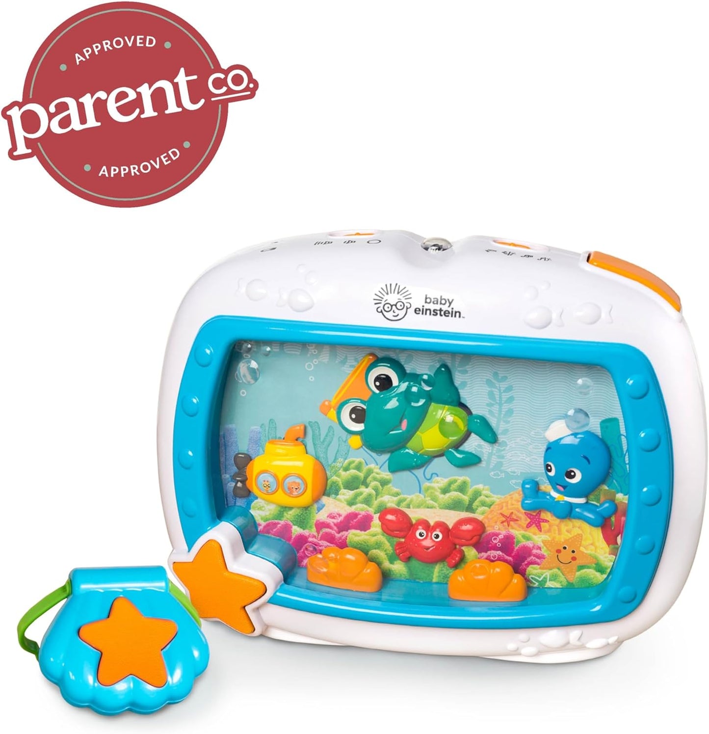 Aquarium Bébé Veilleuse Enfant Apaisante, Lumières Douces, Sons Océan