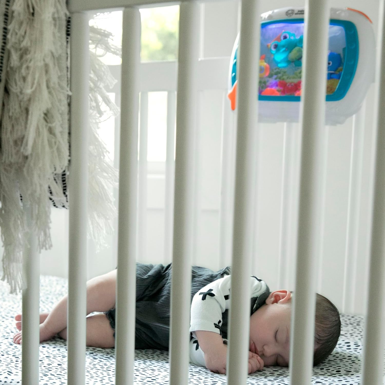  Aquarium Bébé Veilleuse Enfant Apaisante, Lumières Douces, Sons Océan