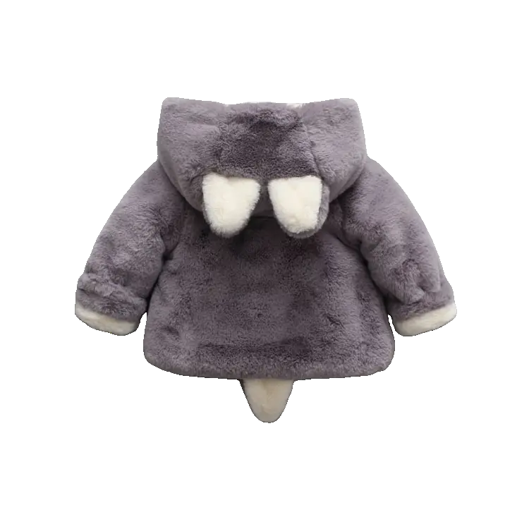 Manteau Bébé Lapin Polaire en Fausse Fourrures