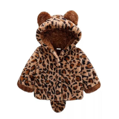 Manteau Bébé Lapin Polaire en Fausse Fourrures
