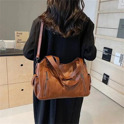 Amber Sac en Bandoulière en Cuire Souple