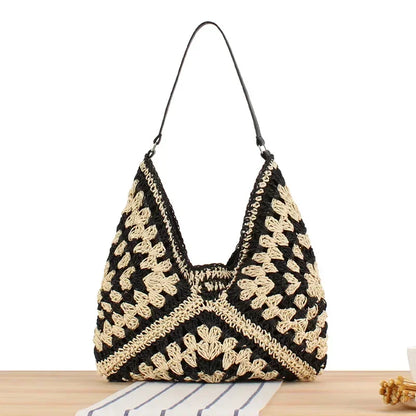 Grand sac à main tissées