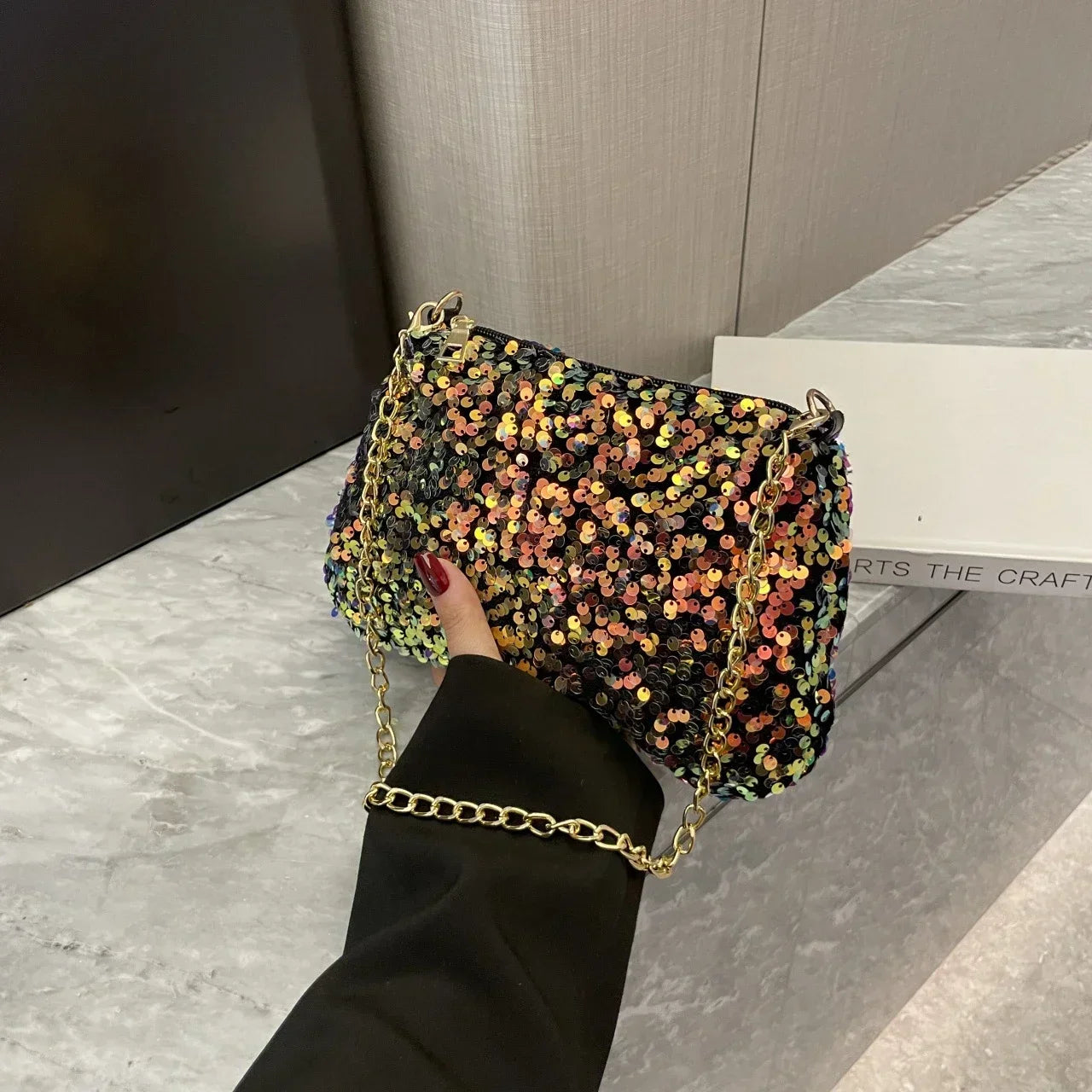 Sac à main couleur étincelles