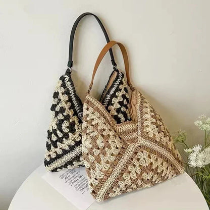 Grand sac à main tissées