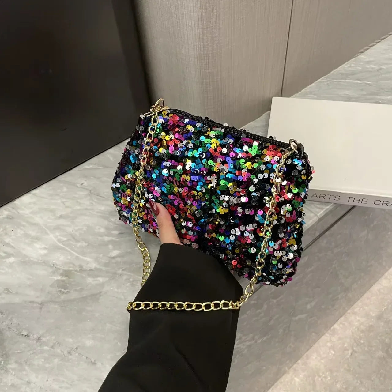 Sac à main couleur étincelles