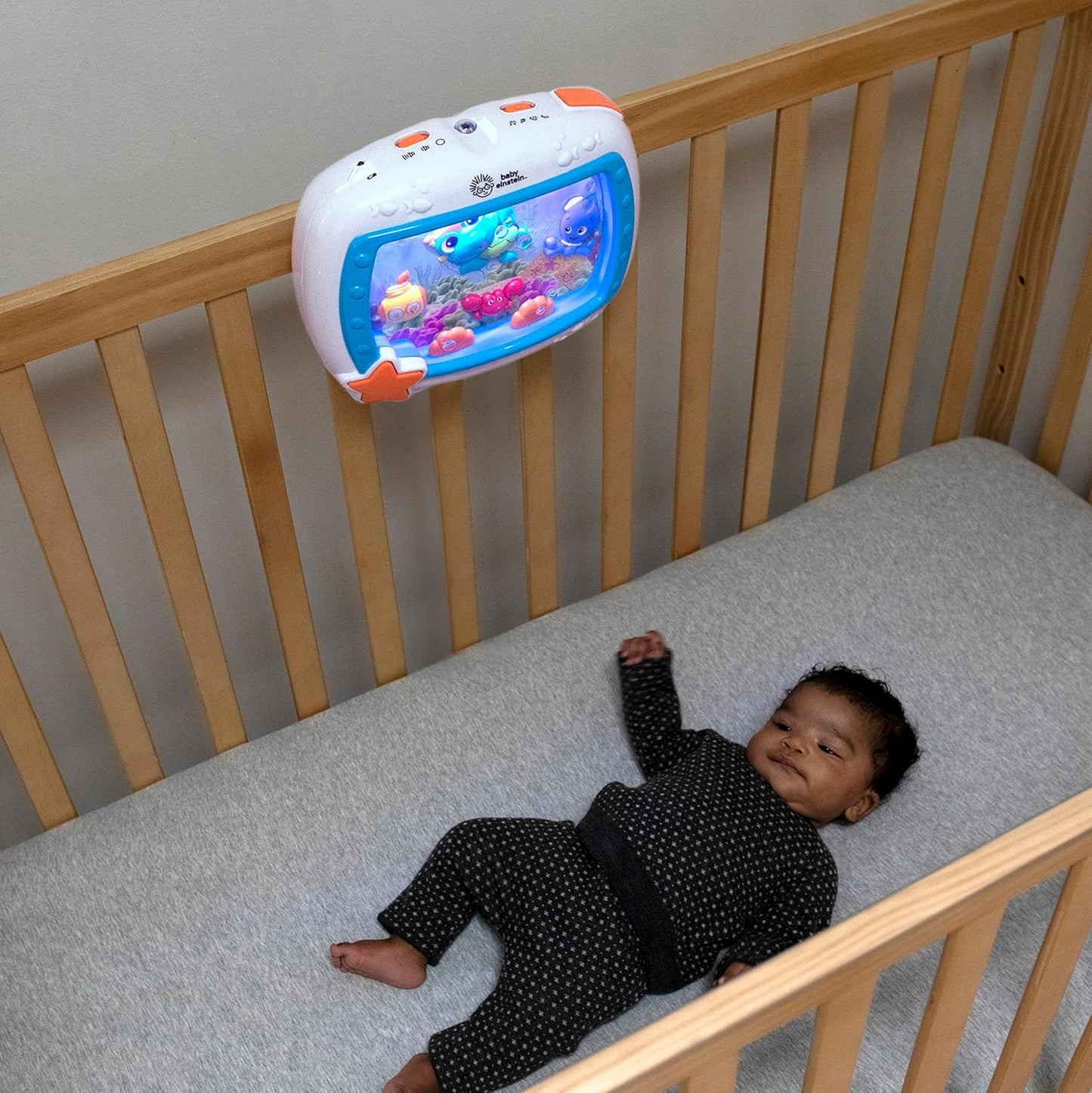  Aquarium Bébé Veilleuse Enfant Apaisante, Lumières Douces, Sons Océan