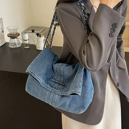 Jeana Sac en Bandoulière en tissu rétro décontracté 