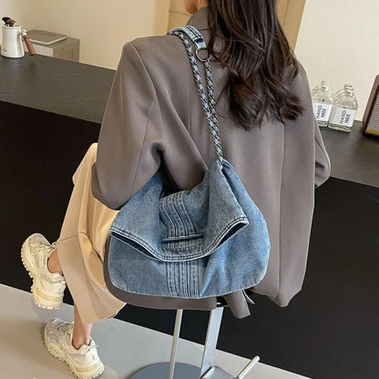 Jeana Sac en Bandoulière en tissu rétro décontracté 