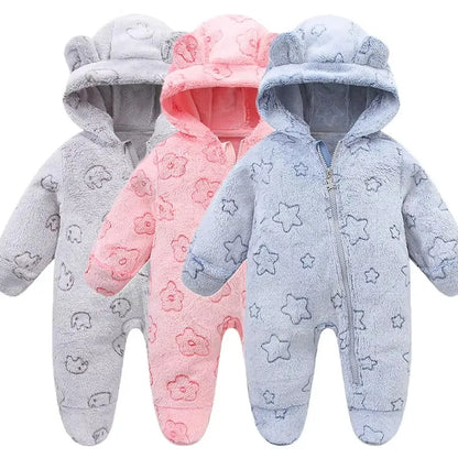 Renouillère bébé chaude, combinaison flanelle douce hiver